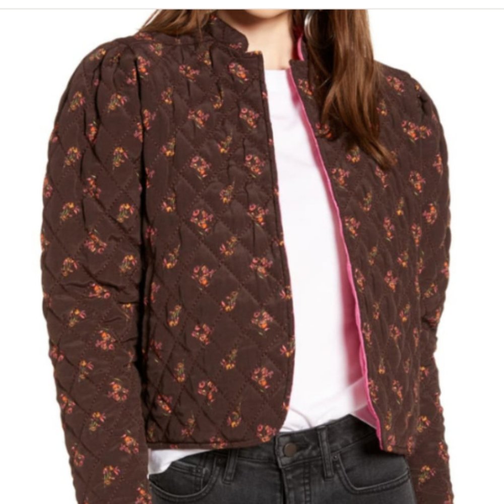 Something Navy Reversible Quilted Jacket